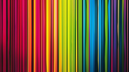 Pinstripe pattern background in rainbow colors.