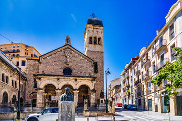 urban landscape from the Spanish city of Alcoy