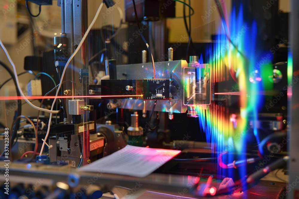 Poster advanced precision engineering: a vibrant range of high-tech manufacturing processes