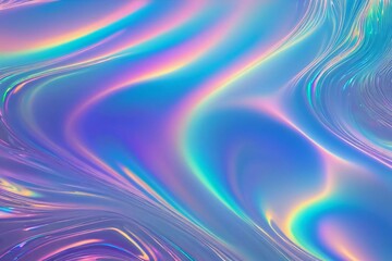 Abstract holographic background foil texture