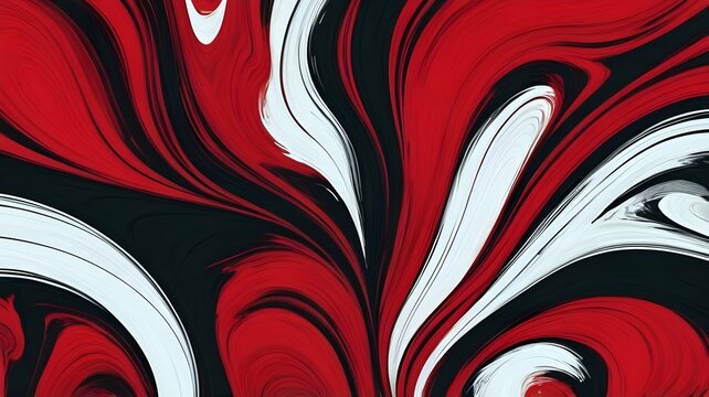 Red and black color background abstract AI Generative