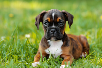 Fototapeta premium dog breed boxer