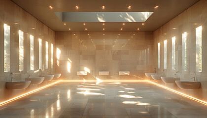 Naklejka premium Interior of a bathroom