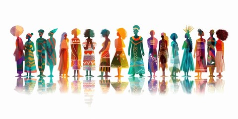  Ethnic and cultural diversity among people, concept of acceptance and inclusion, and togetherness
