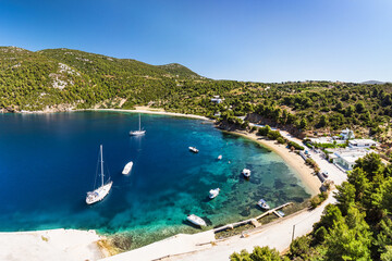 Obraz premium The beach Pefkos of Skyros, Greece