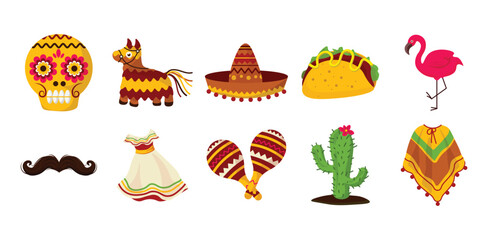 Mexico Vector Set