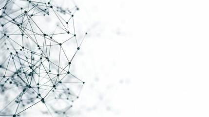Fototapeta premium Digital Grid Network: Abstract Technology Grid Background