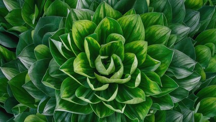 Obraz premium Serene Nature Foliage Closeup