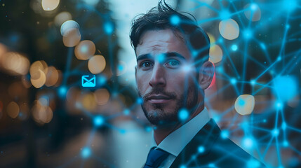 Pursuing Opportunities: Employee Profile Update with LinkedIn Symbol, Post Layoff Transition. Ideal for Business and Career Ads. Photo Realistic Concept on Adobe Stock.
