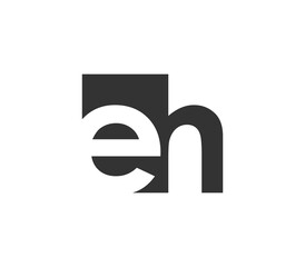 EH creative geometric initial based modern and minimal logo. Letter e h trendy fonts.