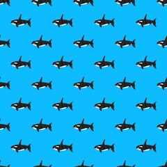 seamless pattern with fishes