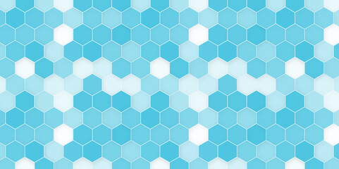 Vector geometric seamless texture symbol. Hexagon, Seamless pattern.