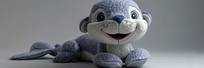 a very cute felt handmade sea lion