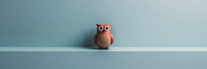  an owl learning the alphabet