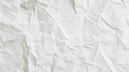 Obraz premium the wet crumpled white paper texture for the headerbackdrop