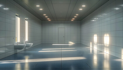 Interior of a bathroom