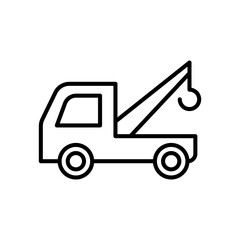 Towing car icon