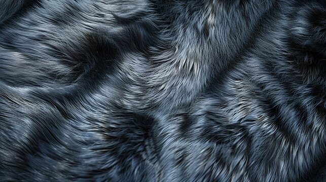 Close-up of seal fur, showcasing its sleek, waterproof texture and varying shades of gray for a serene and oceanic background. shiny, Minimal and Simple,