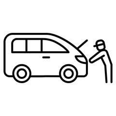 Car maintenance icon