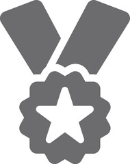 Medal award vector element