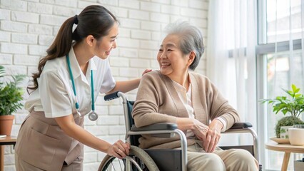 Nurses and elderly patients