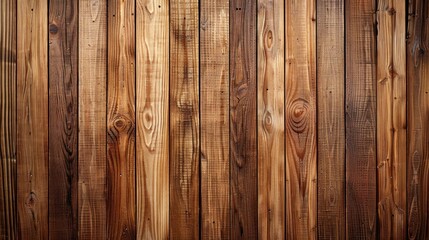 Fototapeta premium A high-quality wood background displaying the fine details of natural grain patterns. The polished surface adds a subtle sheen, highlighting the wood's rich, varied tones. This image is ideal for