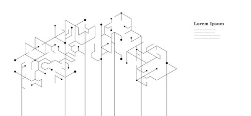幾何学 抽象 建築 テクノロジー ビジネス 背景