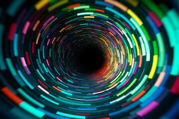 colorful spiral technology background