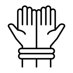 Obraz premium Tie up icon