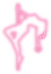  pole dance neon