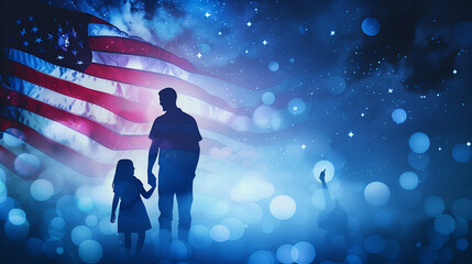 A Family's Patriotic Celebration on 4th of July