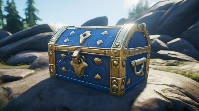 Delve into an exciting adventure quest and uncover hidden loot within a treasure chest, with valuable rewards waiting to be discovered.
