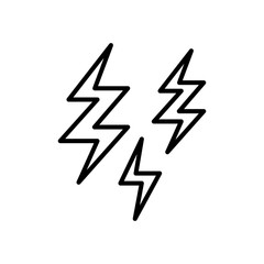 thunder storm icon