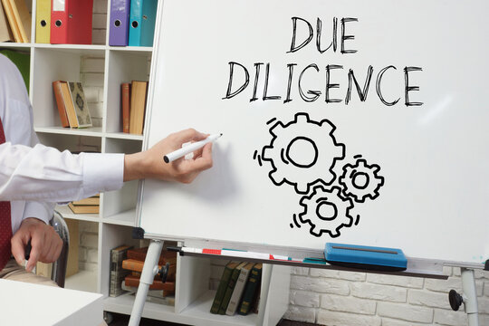 Enhanced due diligence is shown using the text