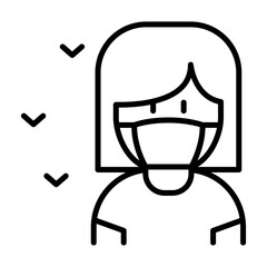 Air pollution icon