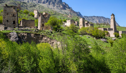 Egikal complex of battle towers in Ingushetia