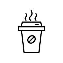 Hot coffee icon