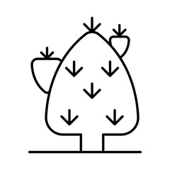 Christmas cactus icon