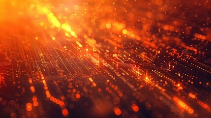 Fototapeta premium Background for tech operations, neural networks, AI, data transfer and security, digital storage, audio-visual presentations, as well as science and education 