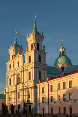 Fototapeta premium Cathedral of St. Francis of Xaveria in the city of Grodno, Belarus