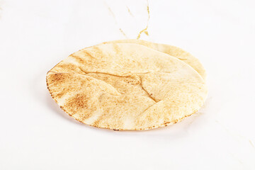 Traditional eastern round pita bread