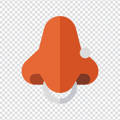 Piercings icon vector design. flat vector illustration. Pixel perfect 64 x 64. Vector illustration simple symbol in eps 10