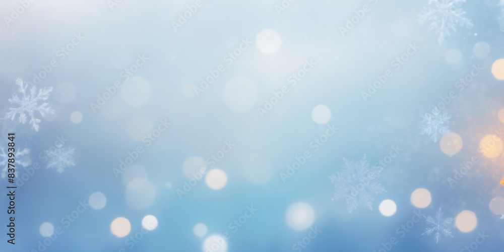 Aufkleber abstract blurred winter background featuring soft focus light pattern, transitioning from tranquil b