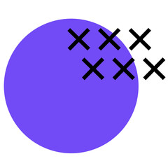 Geometric shapes & symbols | Memphis design | Retro elements for web, vintage, advertisement, banner, poster, social media post, leaflet, billboard, sale etc. Geometric shapes collection.