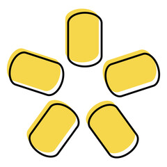 Geometric shapes & symbols | Memphis design | Retro elements for web, vintage, advertisement, banner, poster, social media post, leaflet, billboard, sale etc. Geometric shapes collection.