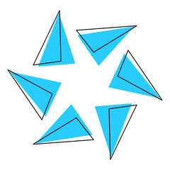 Geometric shapes & symbols | Memphis design | Retro elements for web, vintage, advertisement, banner, poster, social media post, leaflet, billboard, sale etc. Geometric shapes collection.