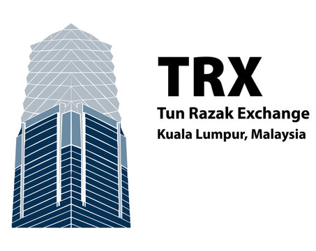 Tun Razak Exchange (TRX) Building - Icon of Modern Architecture in Kuala Lumpur, Malaysia