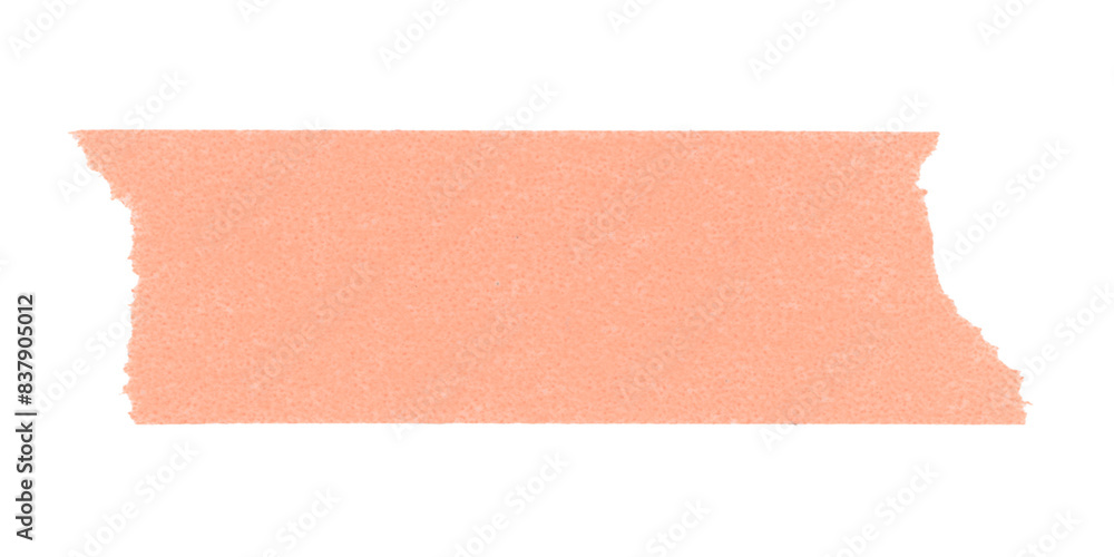 Wall mural Peachy washi tape png clipart, cute digital decorative transparent background - Wall murals
