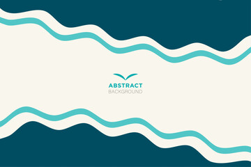 Abstract background with waves in vector.