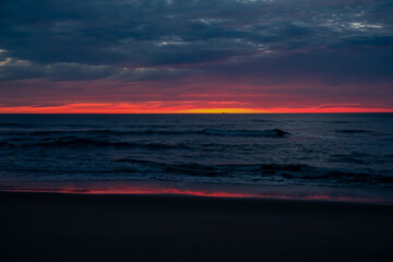 Sunrise in the Ocean